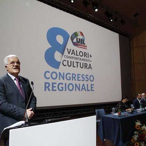 A Ravello riconferma di Biagio Ciccone alla carica di segretario generale Uilp Campania nel corso del congresso regionale Uil Pensionati