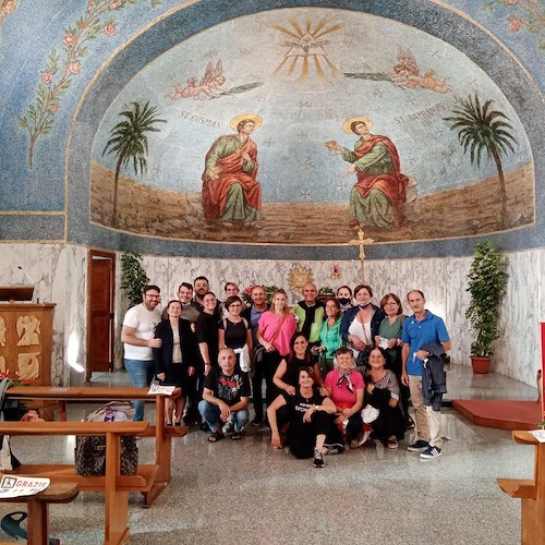 Anche quest'anno da Cetara i pellegrini in onore dei Santi Cosma e Damiano, l'arrivo in mattinata a Ravello /foto