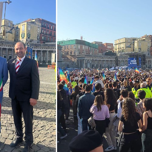 Anche Ravello partecipa alla Marcia della Pace contro la guerra in Ucraina a Napoli