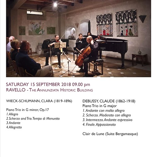 Chamber Music in Ravello, il week-end è "romantico"