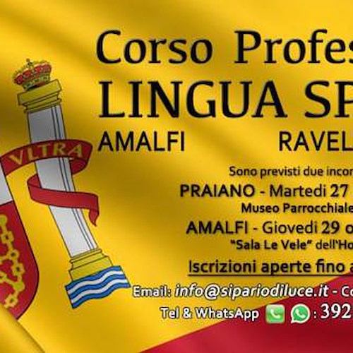 Corso di Spagnolo a Ravello, venerdì 6 incontro organizzativo con iscritti