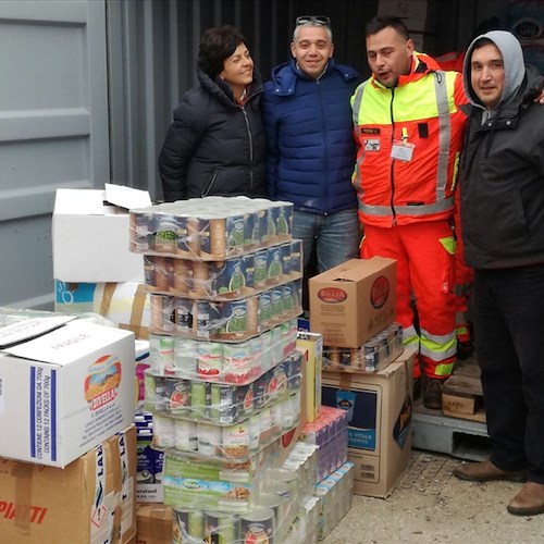 Da Ravello a Norcia: inviati generi di prima necessità alle popolazioni colpite dal terremoto