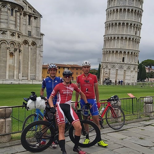 Dal Piemonte alla Costa d'Amalfi in bicicletta, la cronaca di un viaggio lungo 1000km /Foto