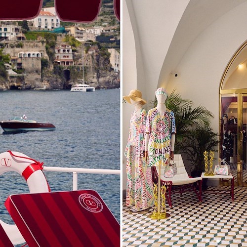 Il fascino di Ravello conquista la Maison Valentino: con i kit estivi e la Capsule “Escape” il lusso è di casa a Palazzo Avino