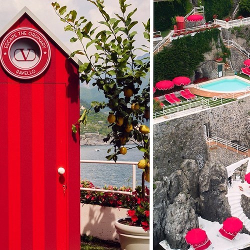 Il fascino di Ravello conquista la Maison Valentino: con i kit estivi e la Capsule “Escape” il lusso è di casa a Palazzo Avino