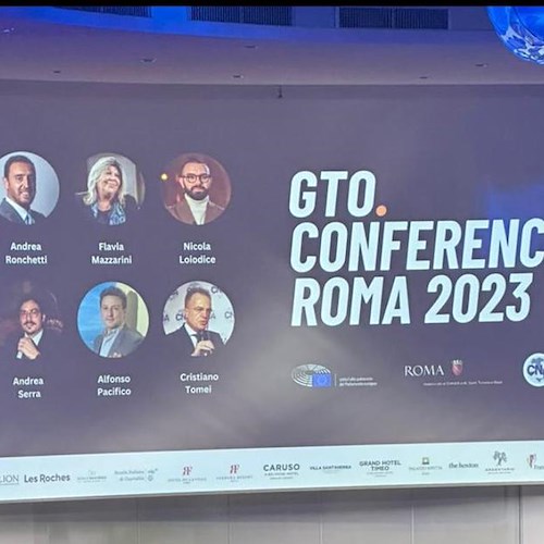 Il Managing Director dell'Hotel Caruso di Ravello Alfonso Pacifico alla GTO Conference di Roma 2023