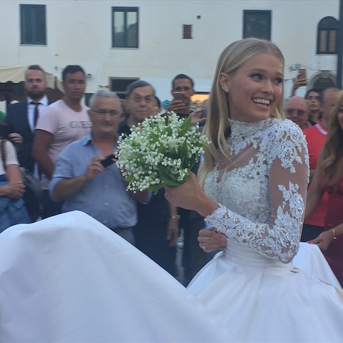 Il mondo dell'eleganza a Ravello per il matrimonio dell'anno tra Vita Sidorkina e Valerio Morabito [FOTO]