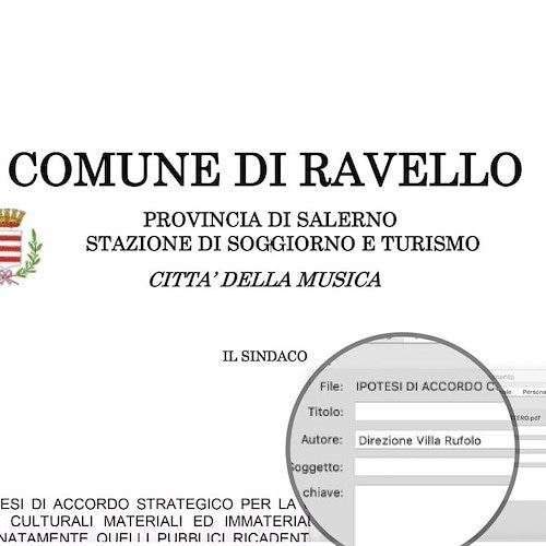 Insieme per Ravello: «Grave che atti ufficiali del Comune siano scritti fuori dal Comune»