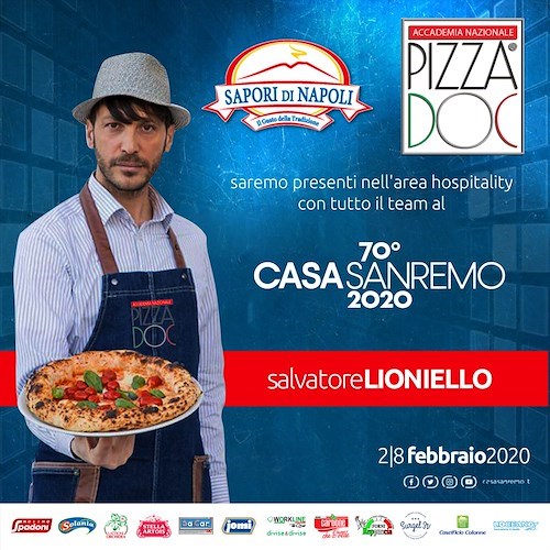 La pizza DOC ed i sapori di Napoli al 70esimo Festival di Sanremo