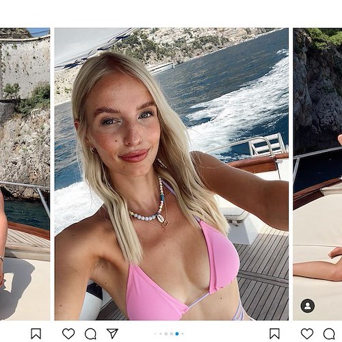 Leonie Hanne torna a Londra. La sua vacanza da sogno negli scatti pubblicati su instagram 