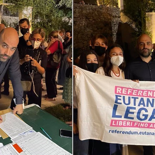 #LiberiFinoAllaFine, Roberto Saviano e PIF firmano per l’Eutanasia legale a Ravello