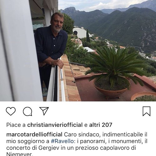 Marco Tardelli in vacanza a Ravello bacchetta sindaco Di Martino su condizioni Auditorium