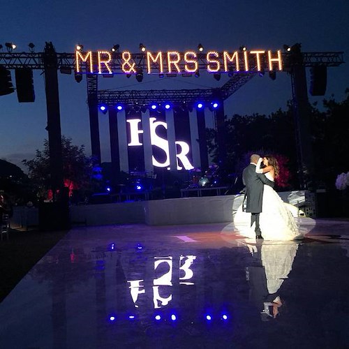 Matrimonio stellare di Ravello, ecco tutte le foto di Mr & Mrs Smith