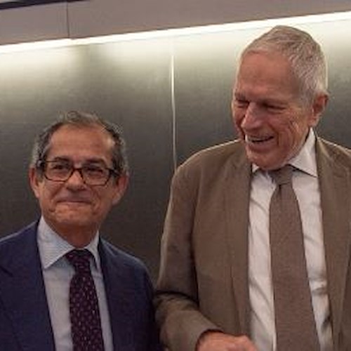 Ministro Tria a Ravello incontra Premio Nobel Economia Edmund Phelps