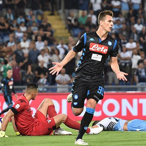Napoli, per Milik meritato relax a Ravello dopo primo gol di campionato contro Lazio 