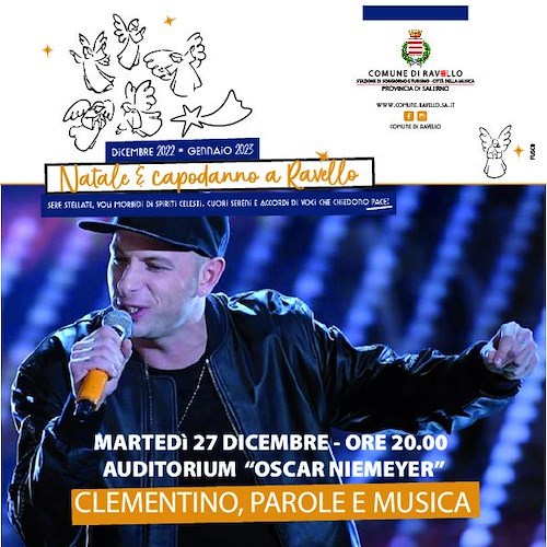 "Parole e Musica", stasera Clementino si esibisce all'auditorium Oscar Niemeyer di Ravello