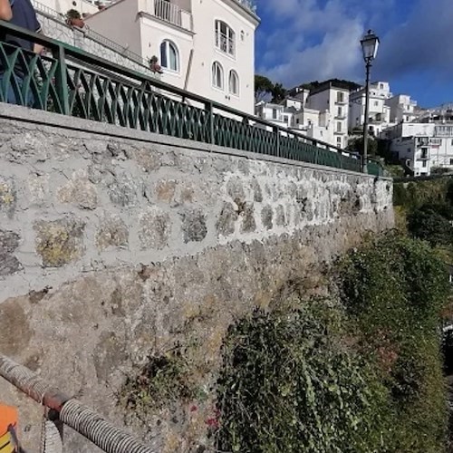 Proseguono a Ravello e a Tramonti i lavori sulla SP 1 