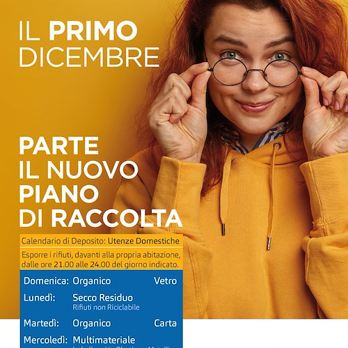 Ravello, 1° dicembre parte il nuovo piano di raccolta dei rifiuti: introdotti sacchetti con codice identificativo