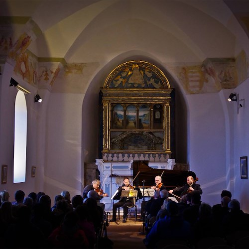Ravello Concert Society, stasera quartetto d'archi all'Annunziata
