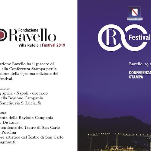 Ravello Festival 2019: 29 aprile si presenta la 67esima edizione