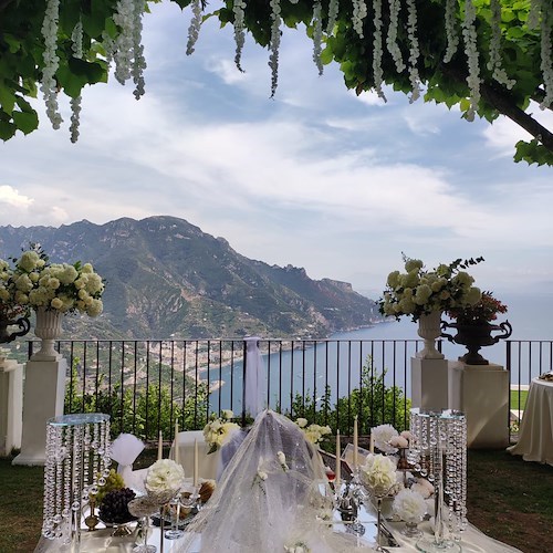 Ravello, matrimonio persiano in Costiera Amalfitana: Yalda e Arash celebrano l'amore a Villa Eva 