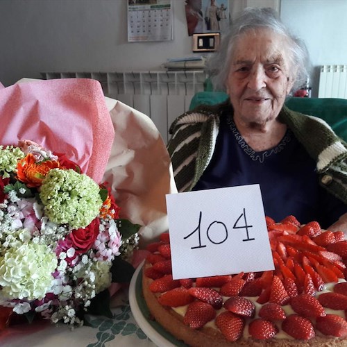 Ravello: nonna Giuseppina spegne 104 candeline, è terza donna più longeva in Costiera