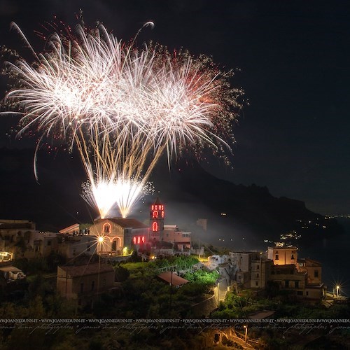 Ravello onora la Beata Vergine Maria Addolorata, 18 settembre il tradizionale Incendio di Torello /PROGRAMMA