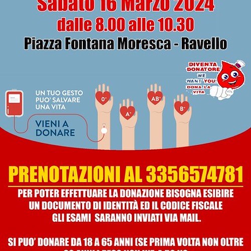 Dono sangue a Ravello