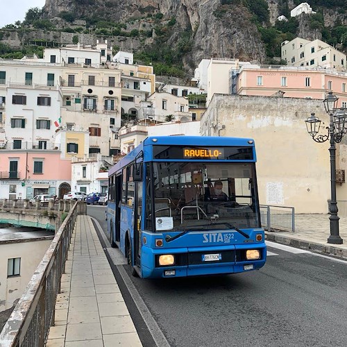 Ravello: trasporto pubblico sulla ex SS373, si pensa a bus di lunghezza inferiore a 8 metri