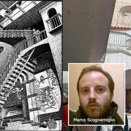 "Relatività" di Escher ispirata da un palazzo di Amalfi? La scoperta di Scognamiglio e Amato