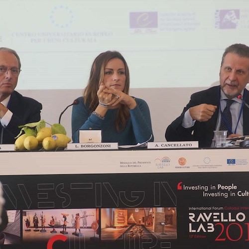 Sottosegretario MiBACT dal Ravello Lab: «Impresa in cultura per creare crescita economica e coesione sociale»