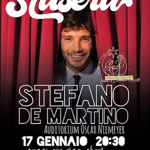 Stefano De Martino a Ravello con lo spettacolo "Meglio stasera"