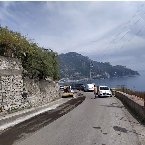 Strada provinciale Ravello-Castiglione, lavori sospesi per il periodo delle festività pasquali