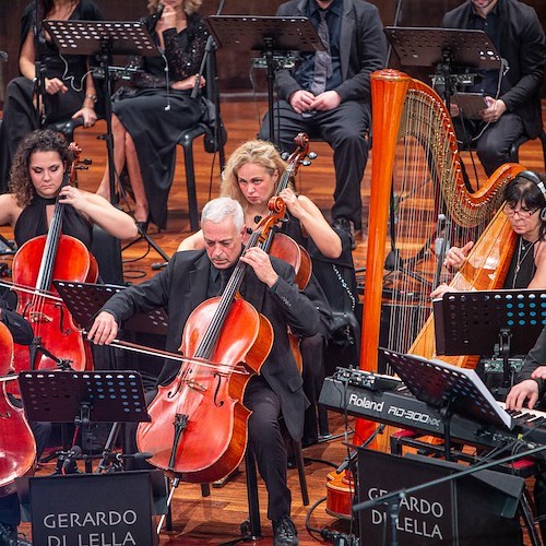 Successo a Ravello per il gran galà del cinema della Gerardo Di Lella Grand Òrchestra /FOTO