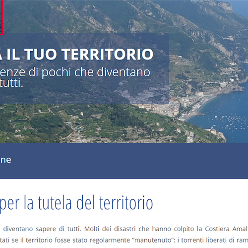 "Tutela il tuo territorio": stasera il CUEBC presenta lo strumento online di segnalazione dei pericoli in Costa d’Amalfi