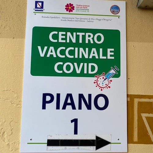 Vaccini all’Ospedale Costa d'Amalfi: al via terza dose a 5 mesi dall'ultima somministrazione
