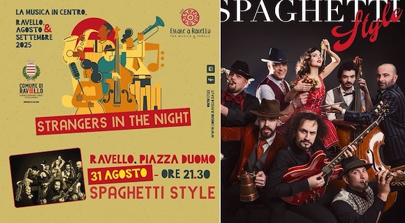 Allerta meteo: rinviato al 31 agosto il concerto degli Spaghetti Style a Ravello 